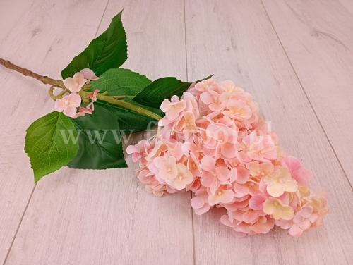 Hortensja bukietowa - jak żywa  1szt peach (YD408)