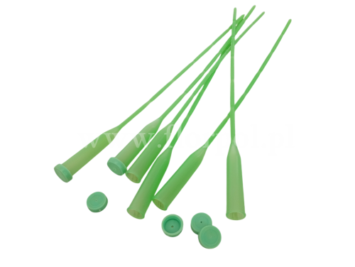 Fiolka 7,5cm na piku 100szt zielony (03070134)