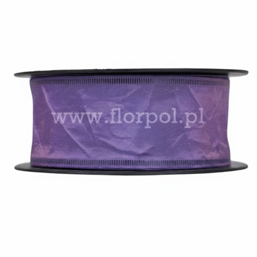 Wstążka gnieciona 4/10 1szt fiolet