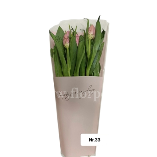 rękaw do kwiatów - Happy Everyday 50szt #33 j.róż