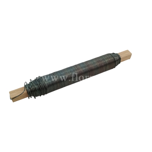 drut florystyczny 0,7mm na patyku 100g  stalowy