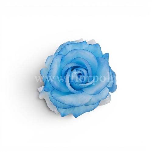 Róża wyrobowa otwarta Sonia 12szt #XYBL327 BABY BLUE