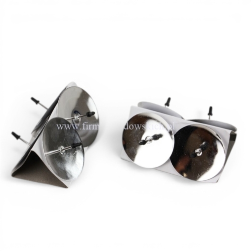 podstawka pod świecę fi8cm  4szt srebrny (CAM-44-00078-20)