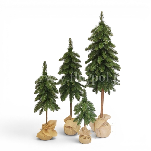 Sosna Alpejska na patyku - Choinka sztuczna 60cm - 165cm  1szt zielony