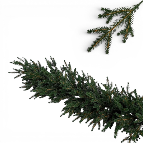 Girlanda świerk natura  120cm zielona 