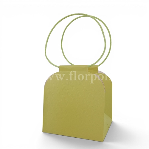Torebka na kwiaty roz M 10szt #1604 zielony (CF019389)