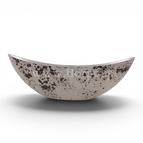 Osłonka – łódka z grubego plastiku M 1szt rusty white (PO321-3912)