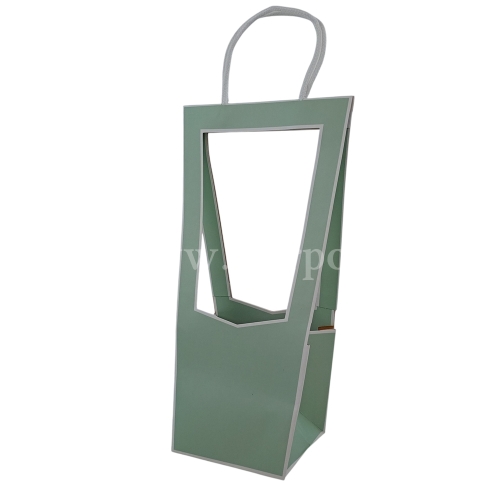 Torebka wysoka z okienkiem Small 5szt  miętowy (CF018730)