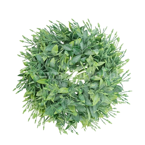 Wianek ze sztucznych listków 1szt green (Q66-0373)