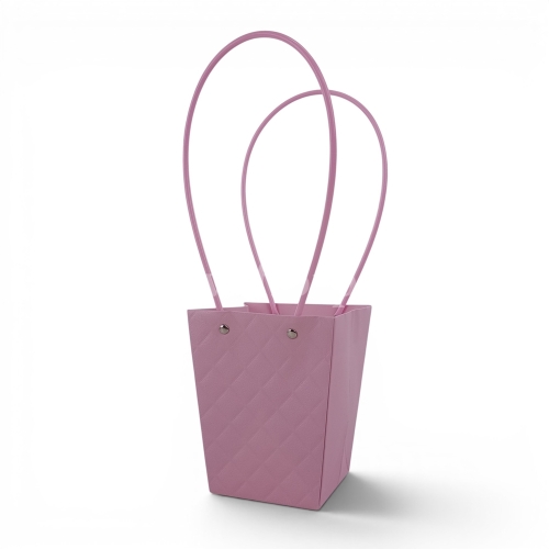 Torebka impregnowana, romby  - kabel  10szt lila