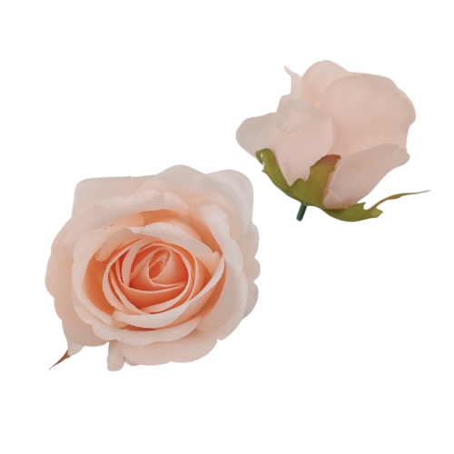 Róża wyrobowa 12szt #4 lt.peach (MGHT)