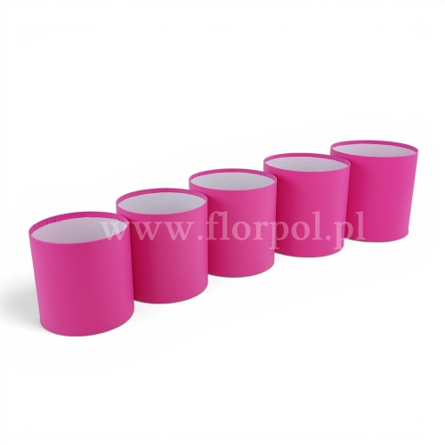 Flower box jednobarwny bez pokrywy kpl 5szt ciemny różowy (H2510310)