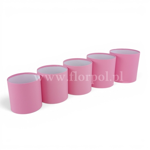 Flower box jednobarwny bez pokrywy kpl 4szt różowy (H2510310)