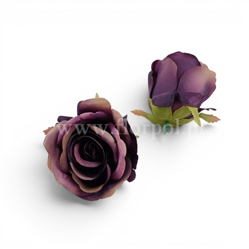 Róża wyrobowa 12szt #117 plum (MGHT)