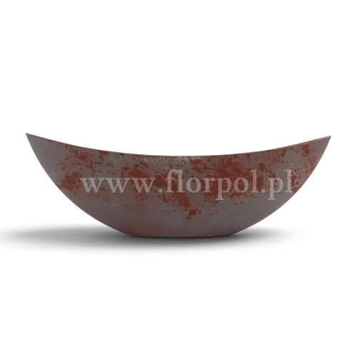 Osłonka – łódka z grubego plastiku M 1szt rusty blue (PO321-3912)Osłonka – łódka z grubego plastiku M 1szt