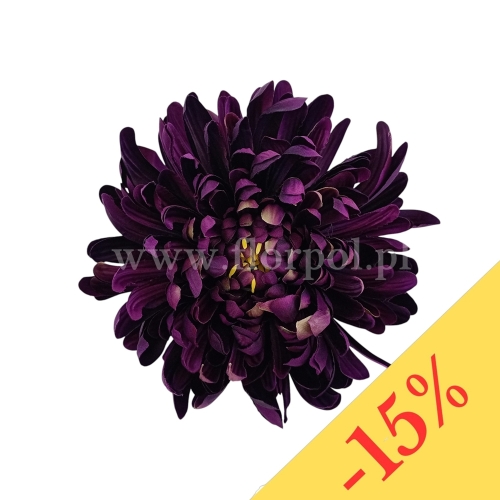 Chryzantema wyrobowa - head crab 12szt #3370 aubergine (SUN775)