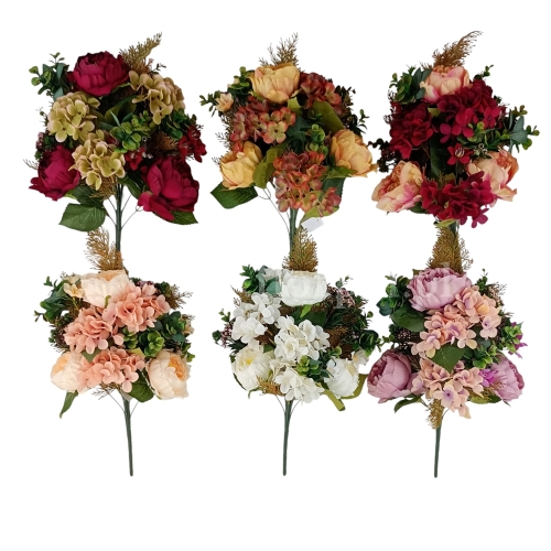Peonia z dodatkami - karton 12szt mix (T206-25-4347)