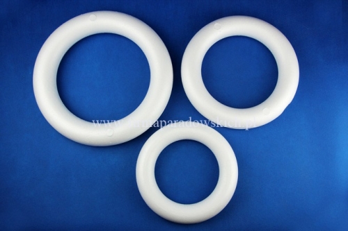 ring styropianowy fi13 1szt biały