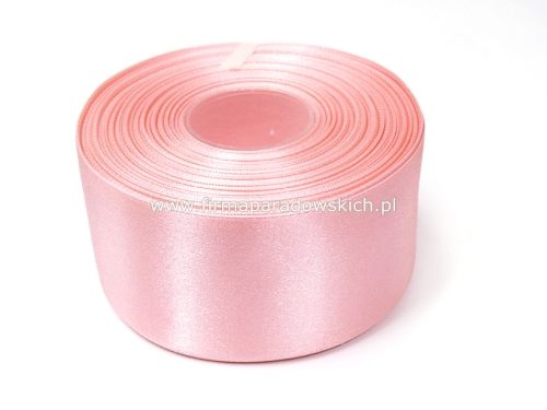 wstążka tasiemka atłasowa 50mm/30y 1szt róż cukierkowy (02100470)
