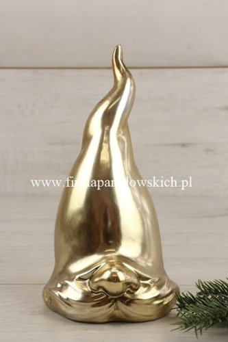 ceramiczna czapka elfa 1szt złoty (24936)
