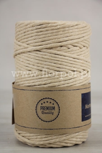 sznurek bawełniany do makramy 3* 5* 1szt beige
