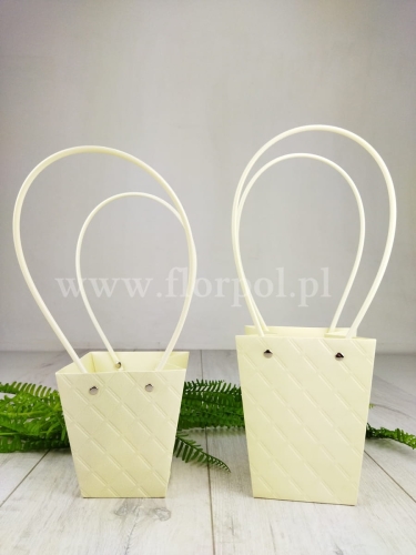torebka impregnowana, tłoczona - kabel 10szt jasny żółty  (YG1202)