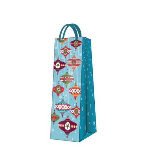 torba na prezenty bottle 020004 10szt bombki turkus (47070110)