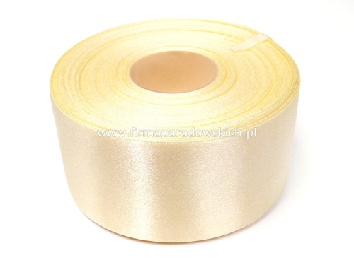 wstążka tasiemka atłasowa 50mm/30y 1szt krem (02100477)